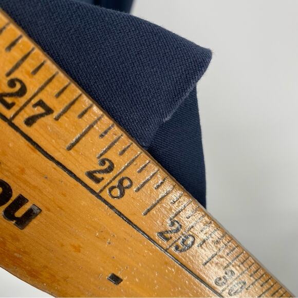 Everlane The Curvy Side-Zip Stretch Cotton Pant Navy Blue Capsule Wardrobe 10 - Picture 10 of 10